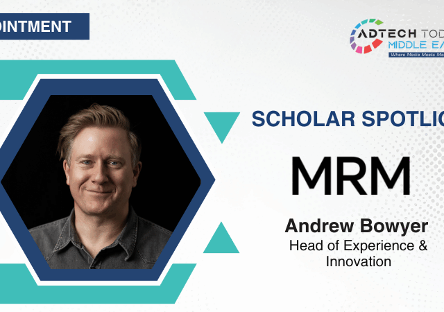 MRM MENAT Bolsters Leadership With Appointment Of Andrew Bowyer As Head Of Experience & Innovation