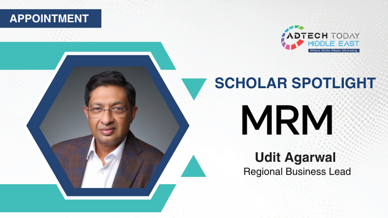 MRM MENAT appoints Udit Agarwal as Regional Business Lead to lead transformation and strengthen enterprise partnerships