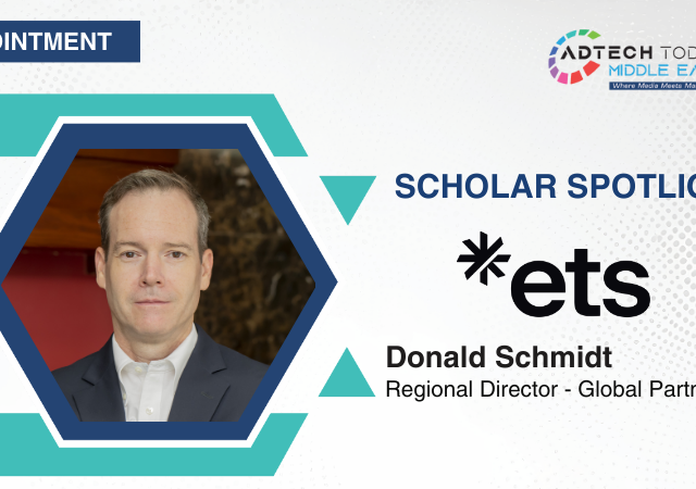 ETS Appoints Don Schmidt As Regional Director For Global Partnerships In MENA Region