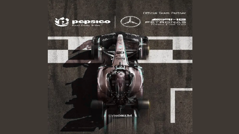 PepsiCo announces global 2026 partnership with Mercedes-AMG PETRONAS F1 Team featuring Gatorade, Sting, and Doritos