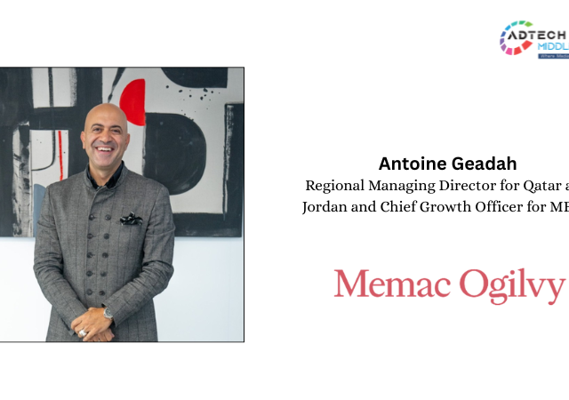 Memac Ogilvy Elevates Antoine Geadah To Regional Managing Director And Chief Growth Officer For MENA