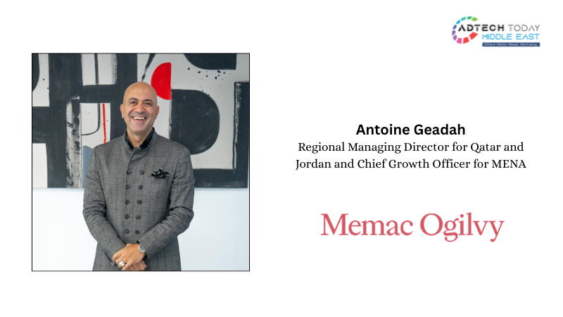 Memac Ogilvy Promotes Antoine Geadah to MENA Leadership