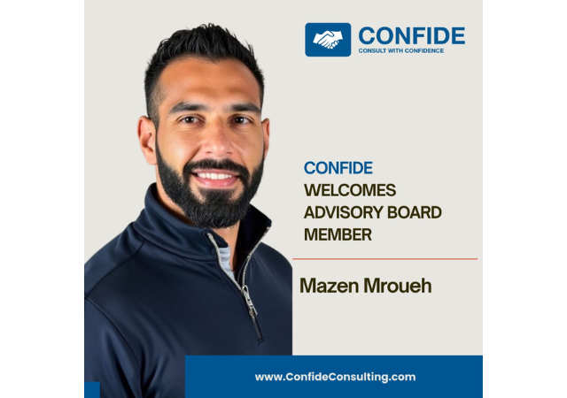 CONFIDE Appoints Mazen Mroueh To Its Advisory Board In Dubai