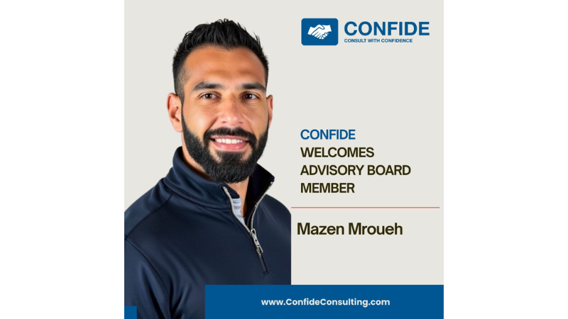 CONFIDE Appoints Mazen Mroueh To Its Advisory Board In Dubai