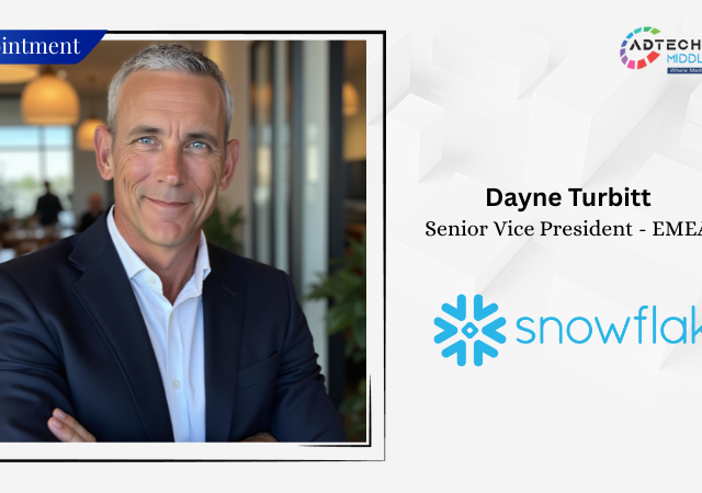 Dayne Turbitt Joins Snowflake To Lead EMEA Business To Continued Success