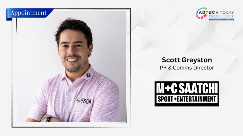 M+C Saatchi ME Names Scott Grayston PR Head