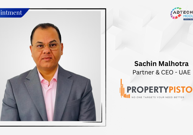 PropertyPistol Appoints Sachin Malhotra As Partner & CEO – UAE Business