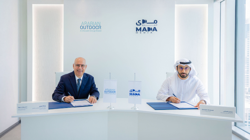 Mada Media Awards Strategic Outdoor Advertising Bid in Dubai to Arabian Outdoor