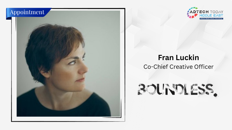 Boundless Names Fran Luckin As Co-Chief Creative Officer