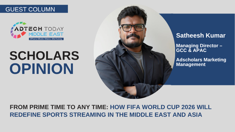 FIFA World Cup 2026, Sports Streaming, OTT Platforms, FIFA 2026 Middle East, Football Streaming Asia, Connected TV Advertising, GCC Digital Advertising, Sports Marketing GCC, Football OTT Trends, Live Sports Streaming, Digital Sports Media, FIFA Streaming Trends, OTT Advertising Middle East, Mobile Football Viewing, Sports Media Transformation, Football Consumption Trends, Streaming Platforms GCC, World Cup Advertising Trends, On-Demand Football Content, CTV Advertising, Sports Broadcasting Future, FIFA 2026 OTT Growth, Football Media Evolution, GCC Streaming Trends, Digital Video Advertising
