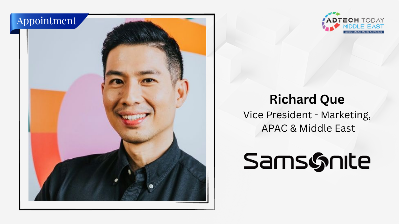 Richard Que Joins Samsonite as VP of Marketing for APAC & Middle East