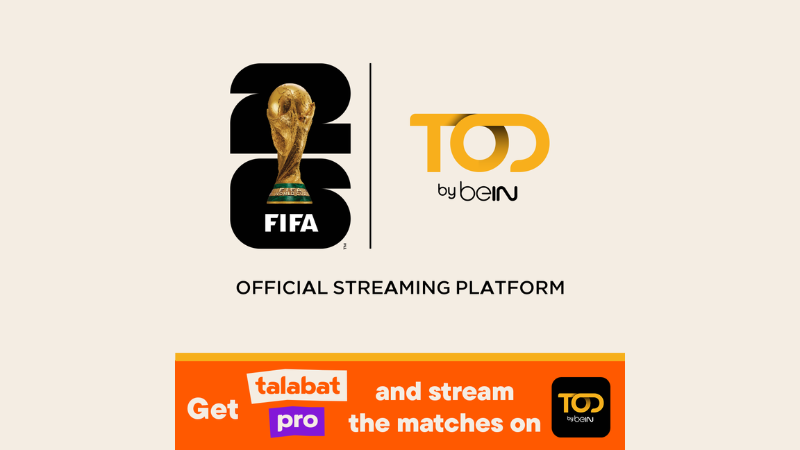 talabat and TOD by beIN Team Up to Bring Fans an Elevated FIFA World Cup 2026™ Experience Across MENA