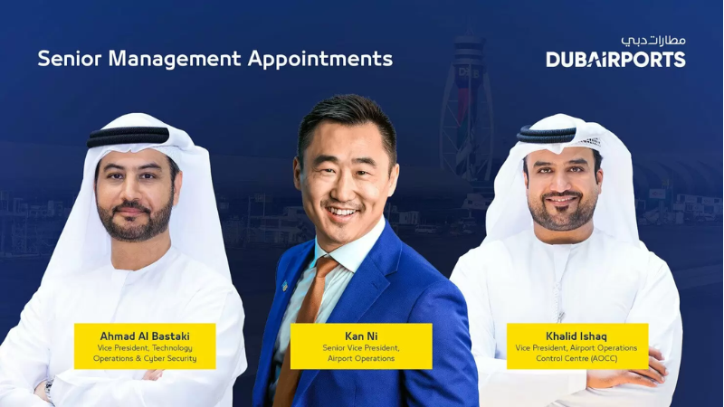 Dubai Airports Strengthens Leadership Team with Three Senior Appointments