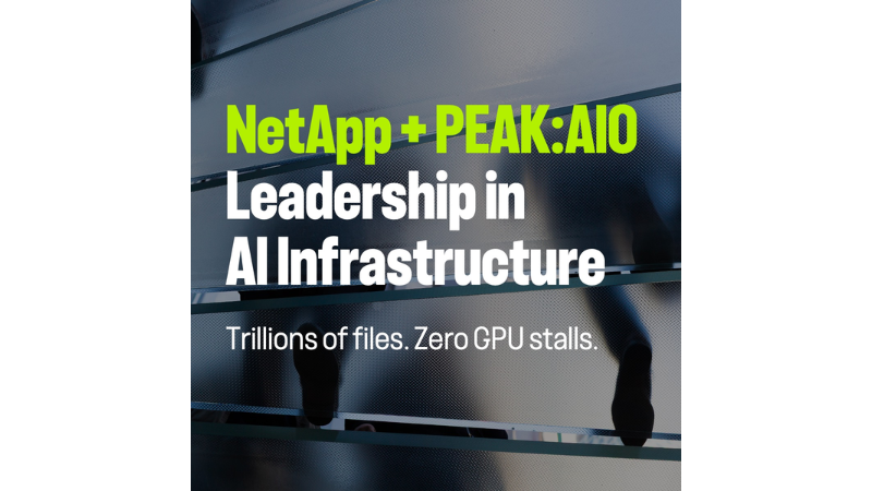 NetApp Announces Intent to Acquire PEAK:AIO to Advance Scalable AI Infrastructure Architecture